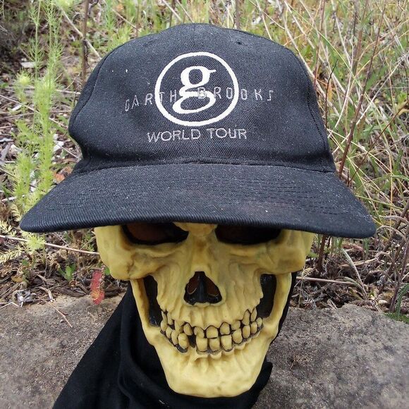 Vintage Garth Brooks World Tour Snap Back Hat - Picture 1 of 7